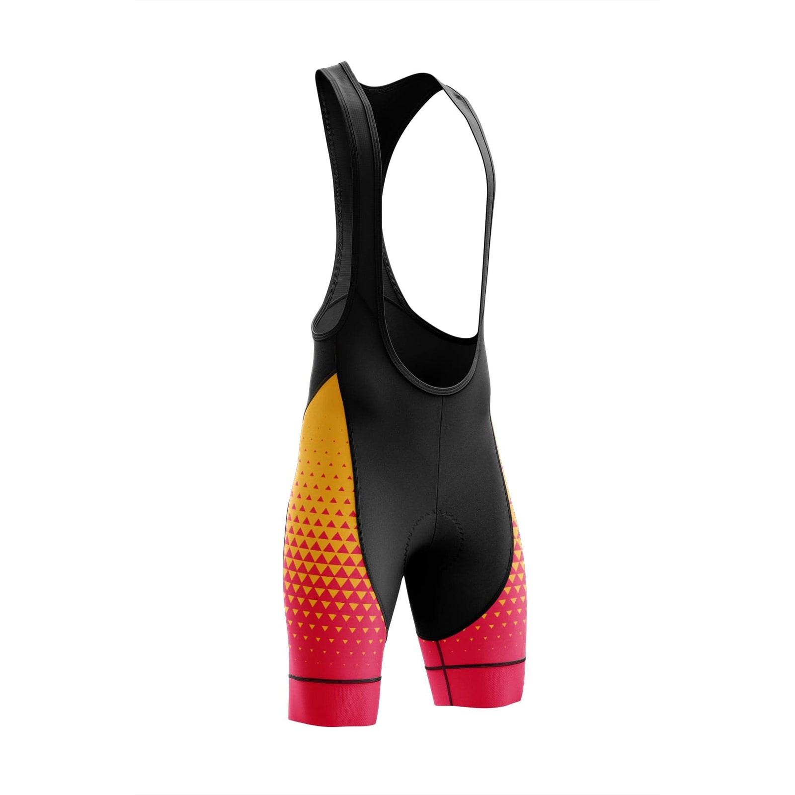 Montella Cycling Men's Yellow Gradient Cycling Bib Shorts