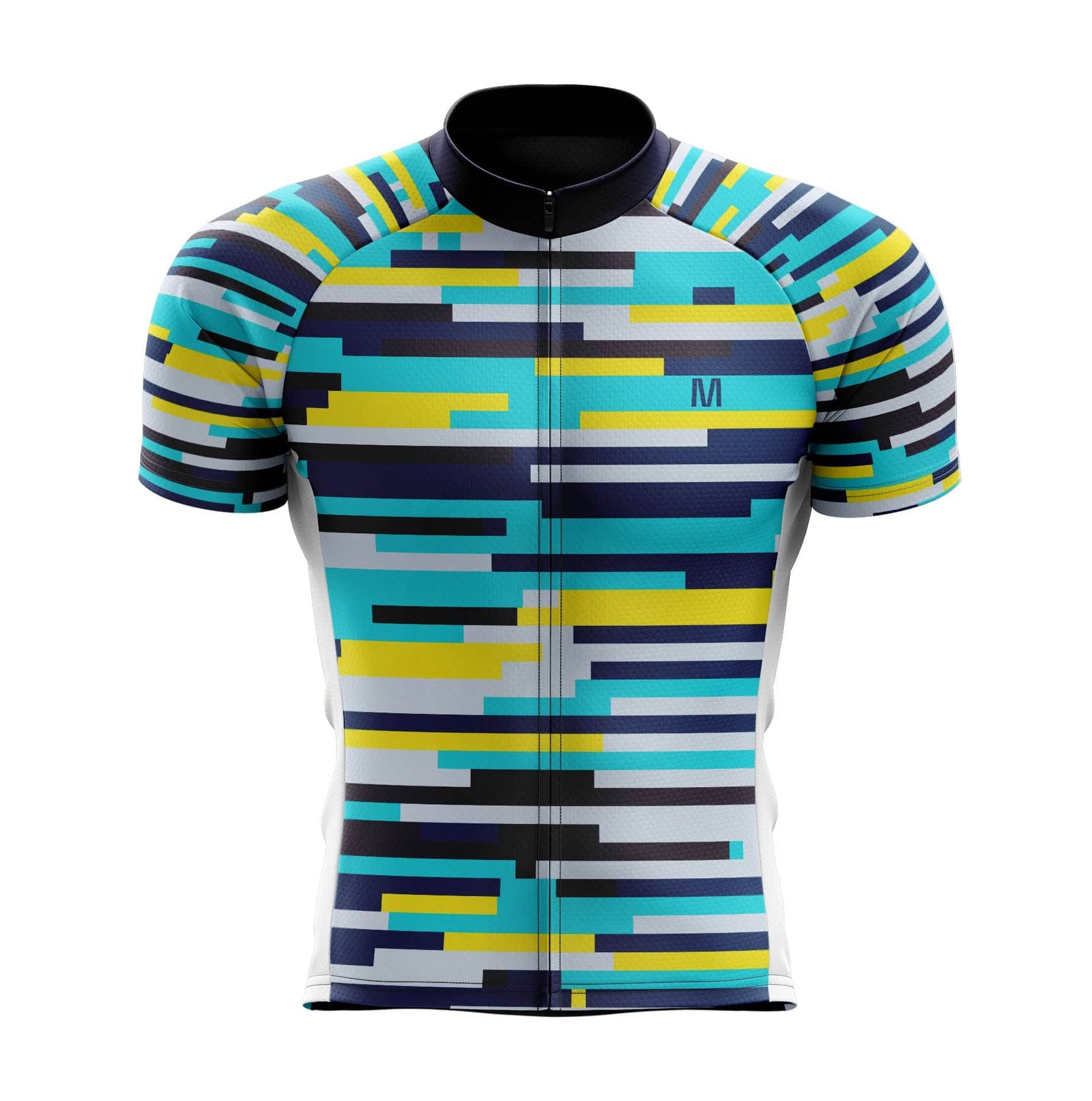 Montella Cycling Men SS Jersey Blue Lines Cycling Jersey