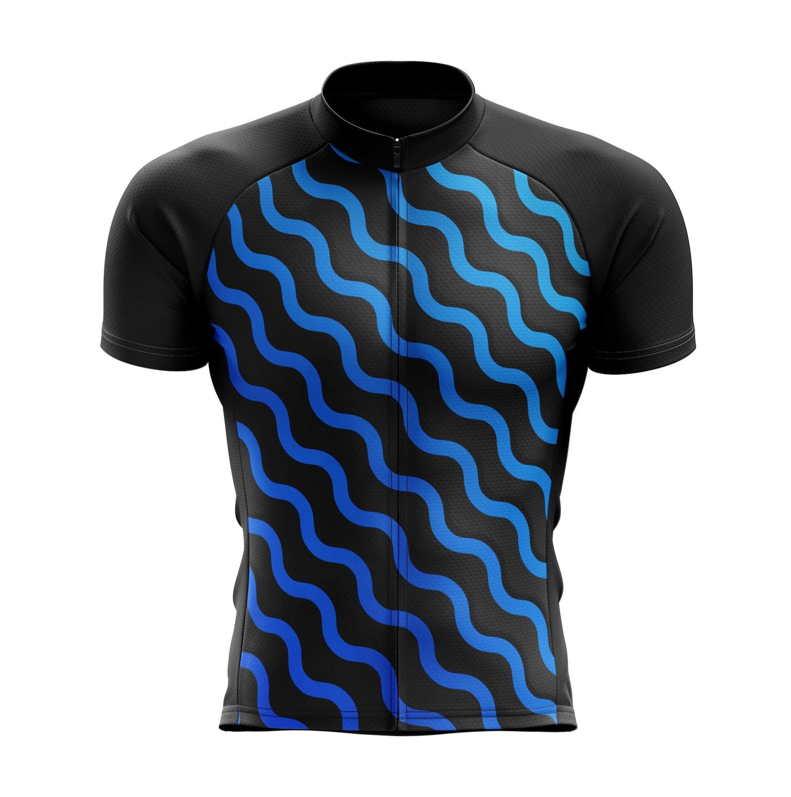 Montella Cycling Men SS Jersey Men's Blue Waves Cycling Jersey