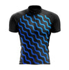 Montella Cycling Men SS Jersey Men's Blue Waves Cycling Jersey