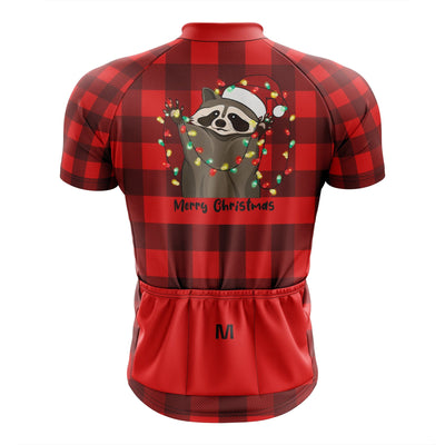 Montella Cycling Men SS Jersey Men's Christmas Animals Cycling Jersey