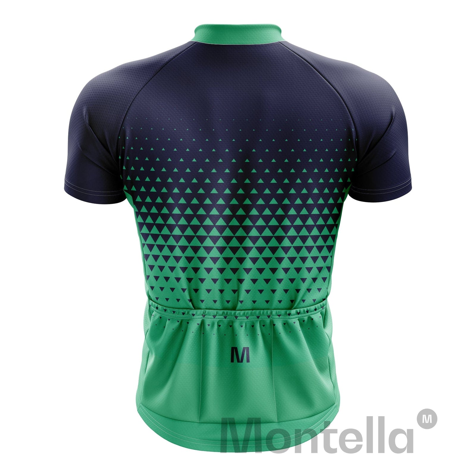 Montella Cycling Men SS Jersey Men's Green Blue Gradient Cycling Jersey