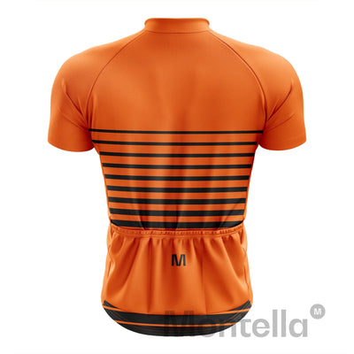 Montella Cycling Men SS Jersey Men's Orange Cycling Jersey