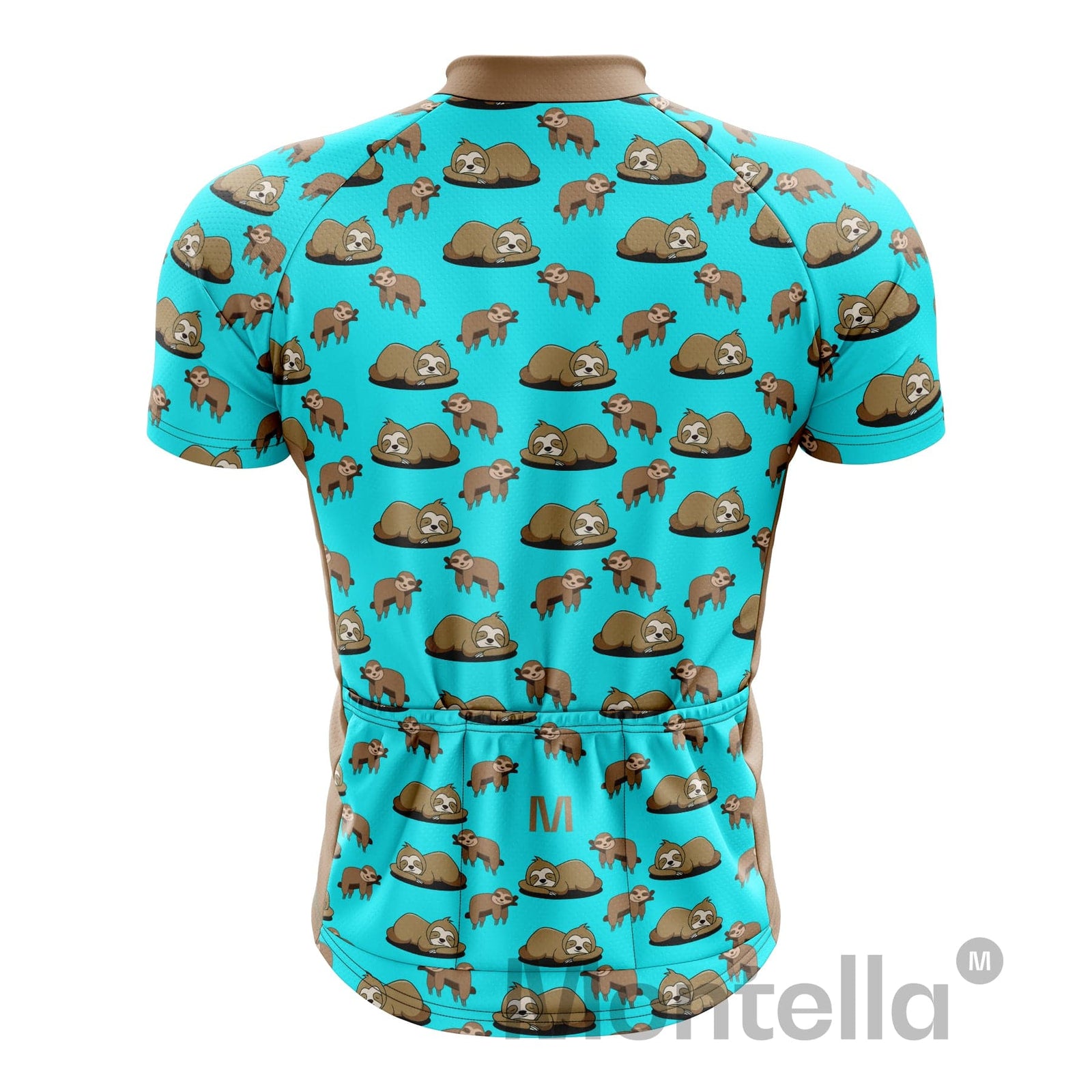 Montella Cycling Men SS Jersey Men's Sloths Cycling Jersey