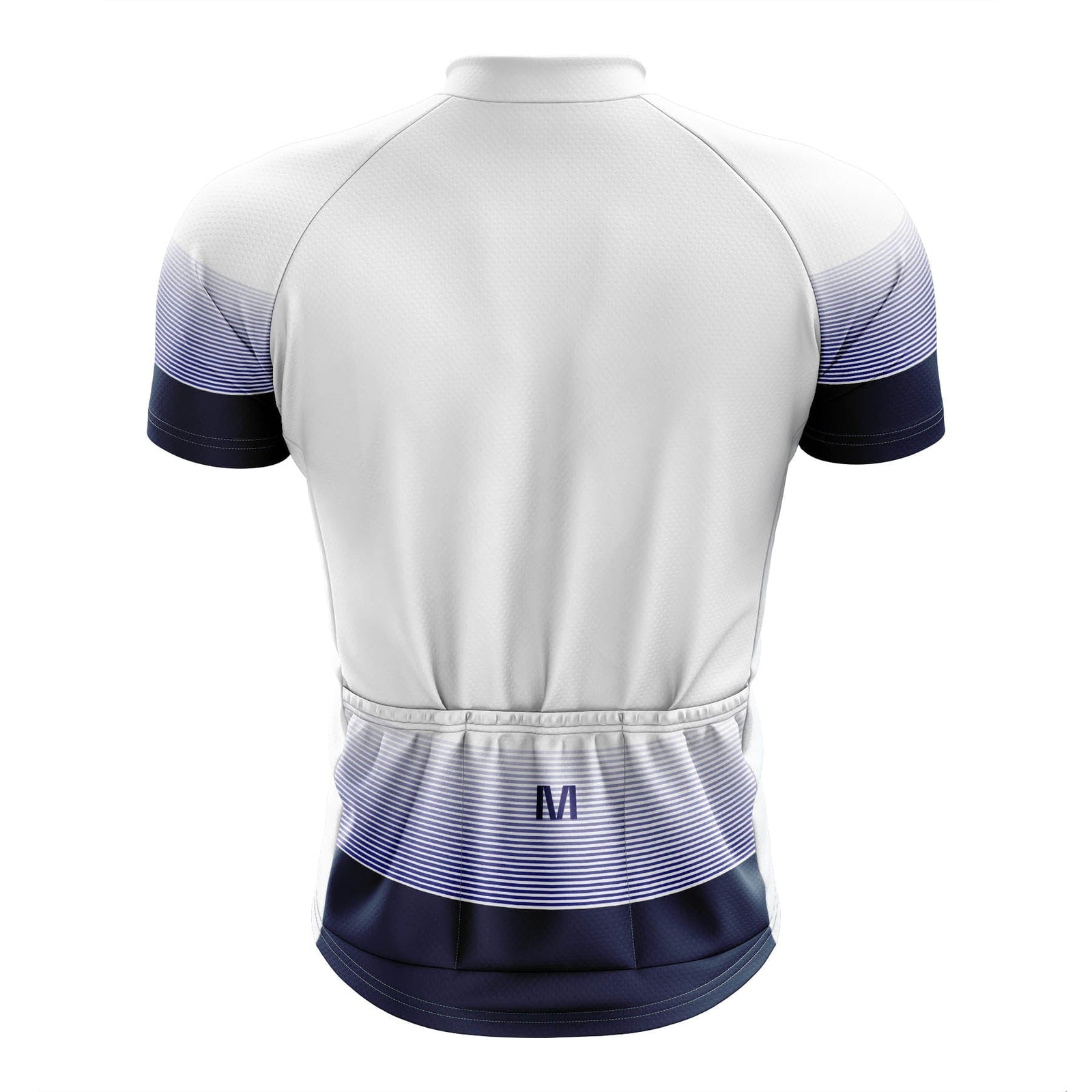 Montella Cycling Men SS Jersey White Blue Cycling Jersey