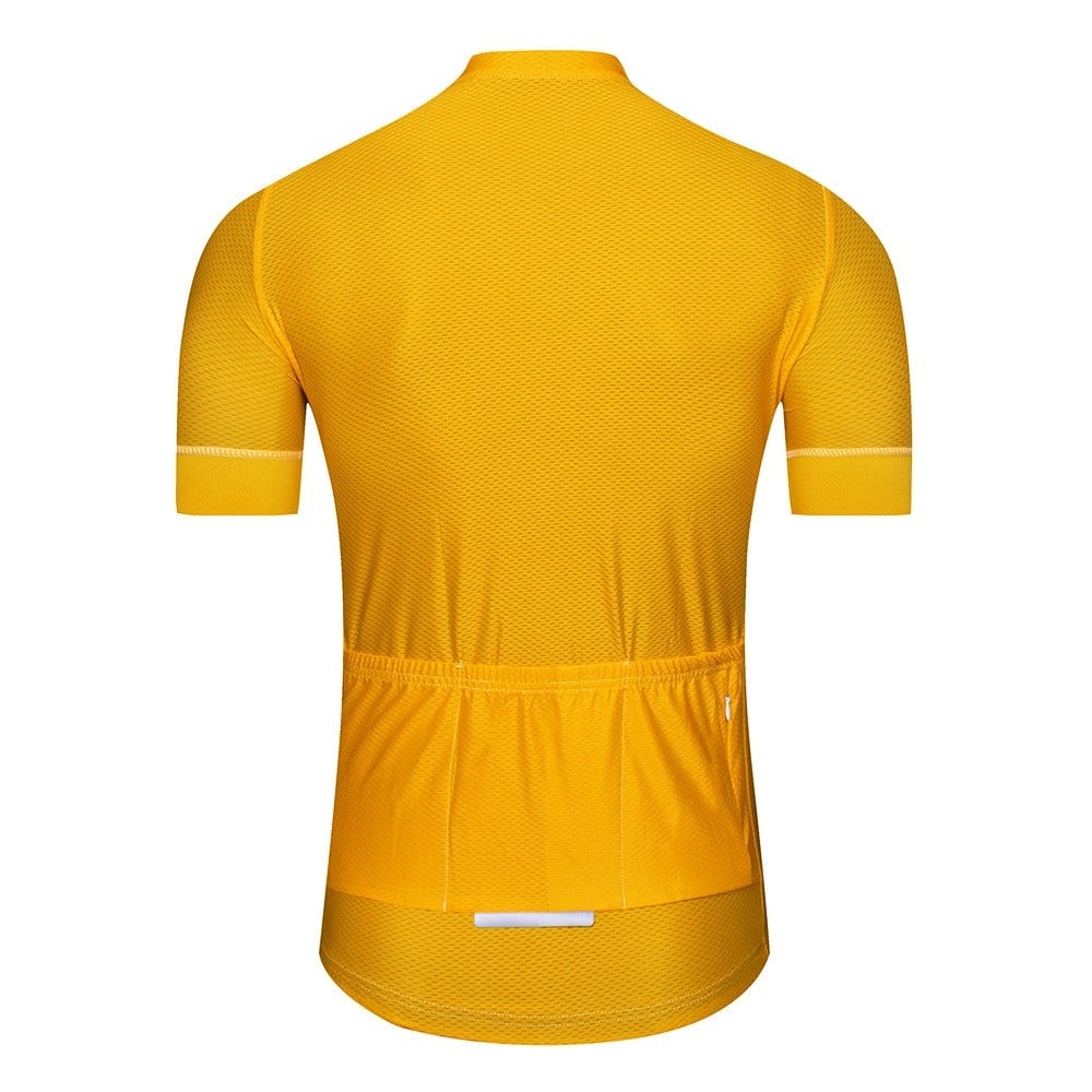 Montella Cycling Men SS Jersey Yellow Color Intense Cycling Jersey