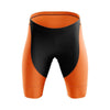 Montella Cycling Orange Men's Gel Padded Cycling Shorts