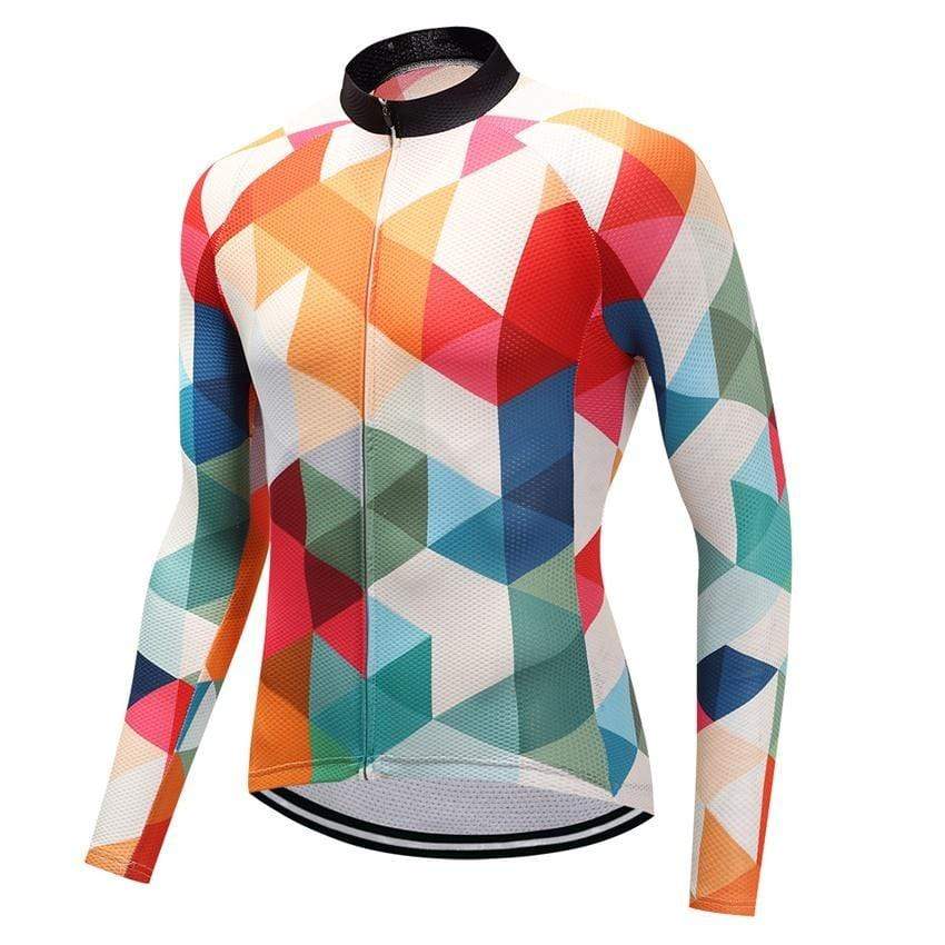 Montella Cycling Trangles Long Sleeve Cycling Jersey