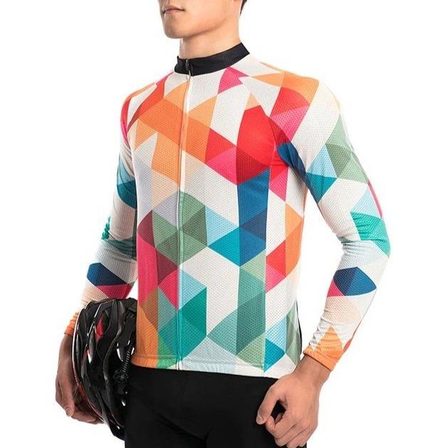 Montella Cycling Trangles Long Sleeve Cycling Jersey