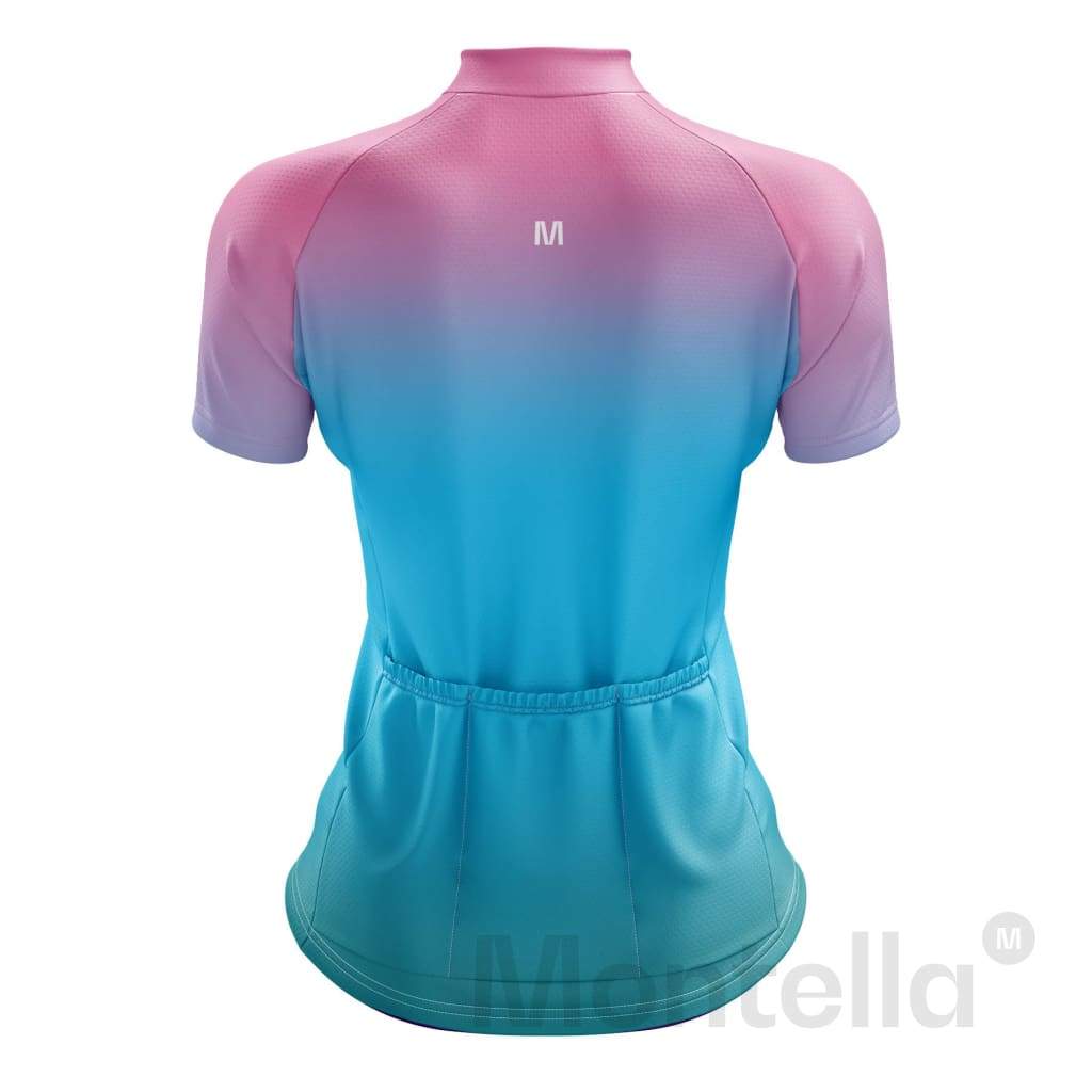 Montella Cycling Women's Blue Gradient Cycling Jersey