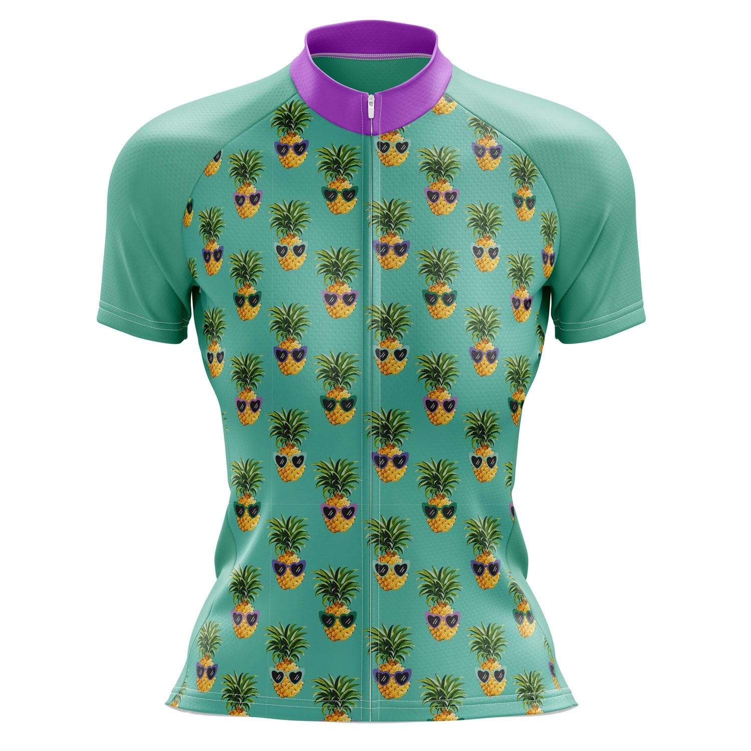 Montella Cycling Women's Funny Pineapple Cycling Jersey