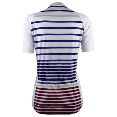 Montella Cycling Women's Navy Stripes Cycling Jersey