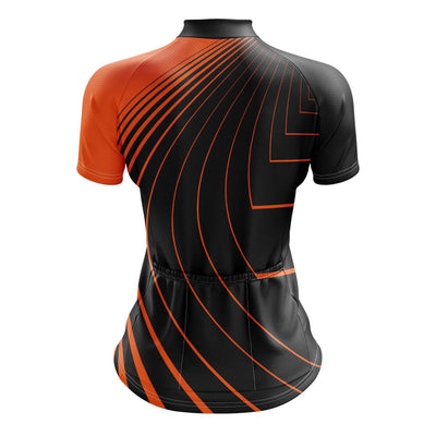 Montella Cycling Women's Orange and Black Cycling Jersey