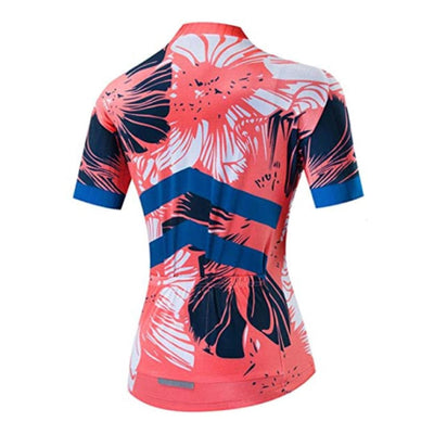 Montella Cycling Women's Pink Floral Cycling Jersey