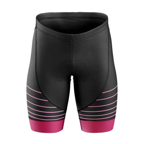 Montella Cycling Women's Pink Lines Padded Cycling Shorts