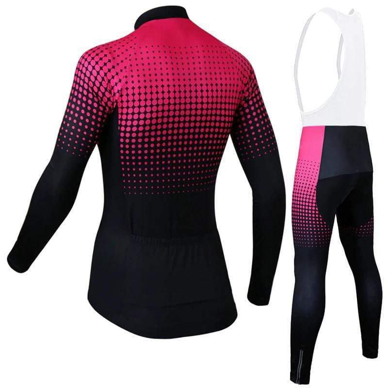 Montella Cycling Women's Pink Long Sleeve Cycling Jersey or Pants