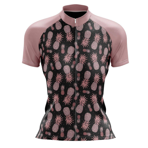 Montella Cycling Women's Pink Pineapple Cycling Jersey