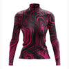 Montella Cycling Women's Pink Spinet Long Sleeve Cycling Jersey