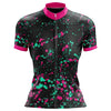 Montella Cycling Women's Pink Splash Cute Cycling Jersey