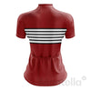 Montella Cycling Women's Red Striped Cycling Jersey