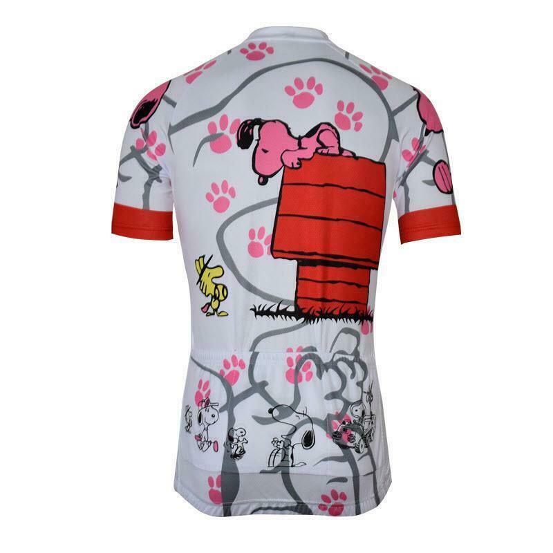 Montella Cycling Women's Snoopy Dog Cartoon Cycling Jersey