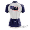 Montella Cycling Women USA White Jersey Cycling Jersey