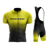 Montella Cycling Yellow Custom Team Cycling Jersey and Bibs