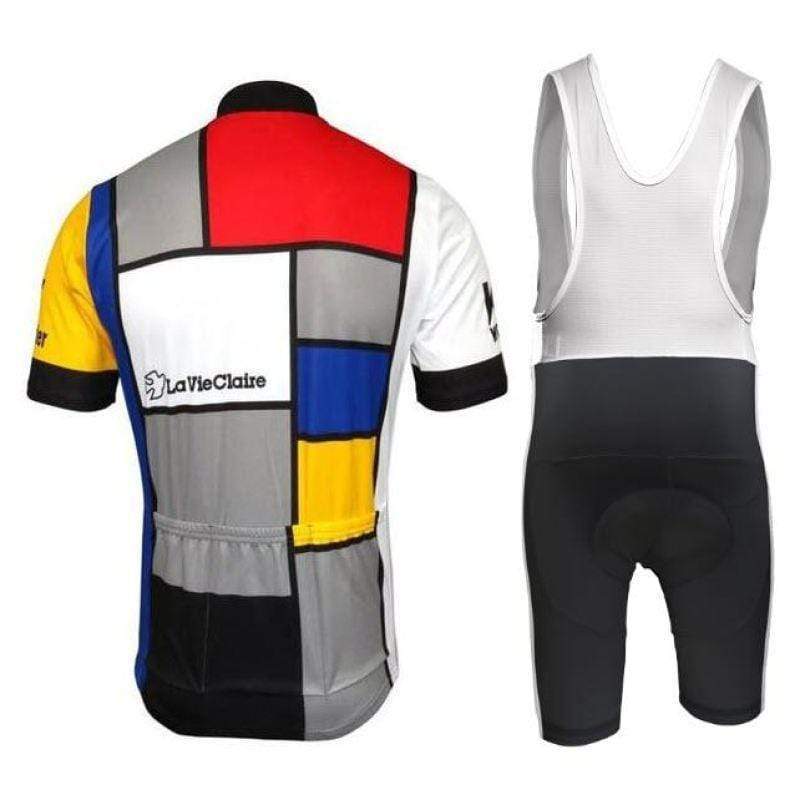 top-cycling-wear Cycling Kit Retro 1985 La Vie Claire Cycling Kit