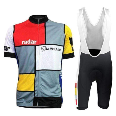 top-cycling-wear Cycling Kit XS Retro 1985 La Vie Claire Cycling Kit