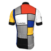 top-cycling-wear Jerseys Men's Retro 1985 La Vie Claire Piet Mondrian Cycling Jersey