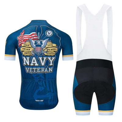 top-cycling-wear NAVY Veteran Men's Cycling Jersey or Bibs