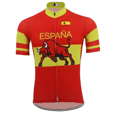 top-cycling-wear Spain Men's Cycling Jersey