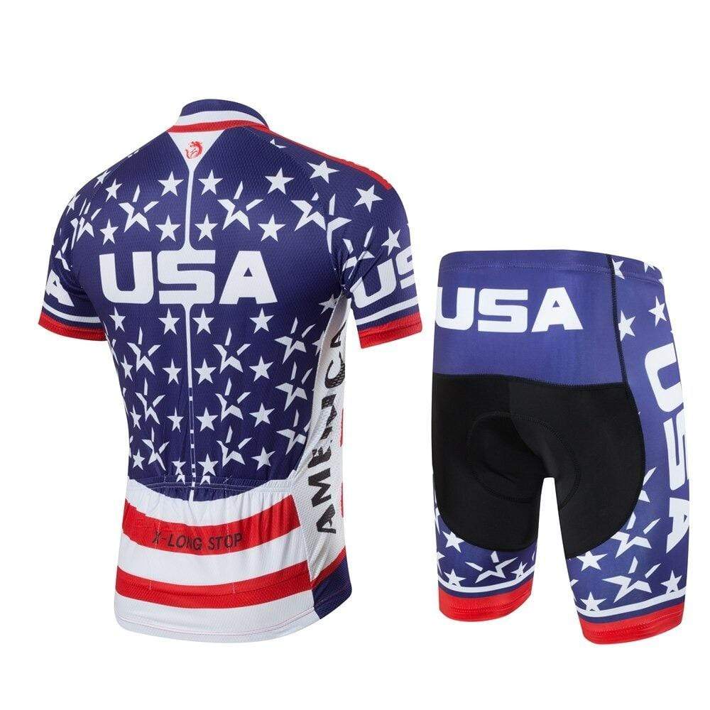 top-cycling-wear USA Original Men's Cycling Jersey Set