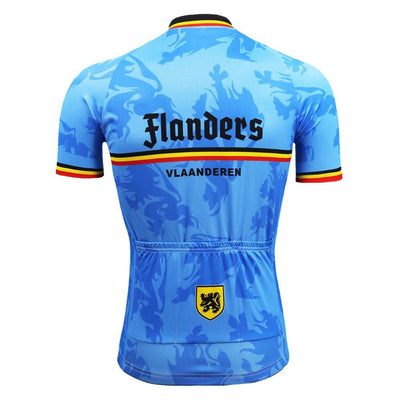 top-cycling-wear Vlaanderen Flanders Men's Cycling Jersey