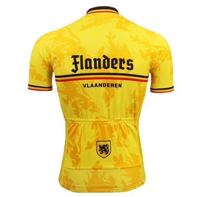 top-cycling-wear Vlaanderen Flanders Men's Cycling Jersey