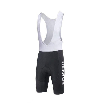 top-cycling-wear White Bib Shorts / XS Peugeot BP Michelin White Vintage Cycling Jersey Set